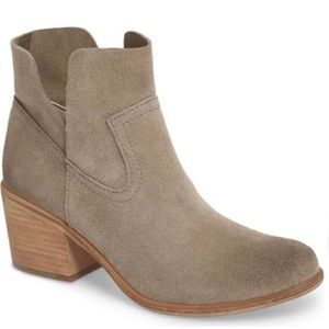 BP. Brice Ankle Bootie in Grey Suede